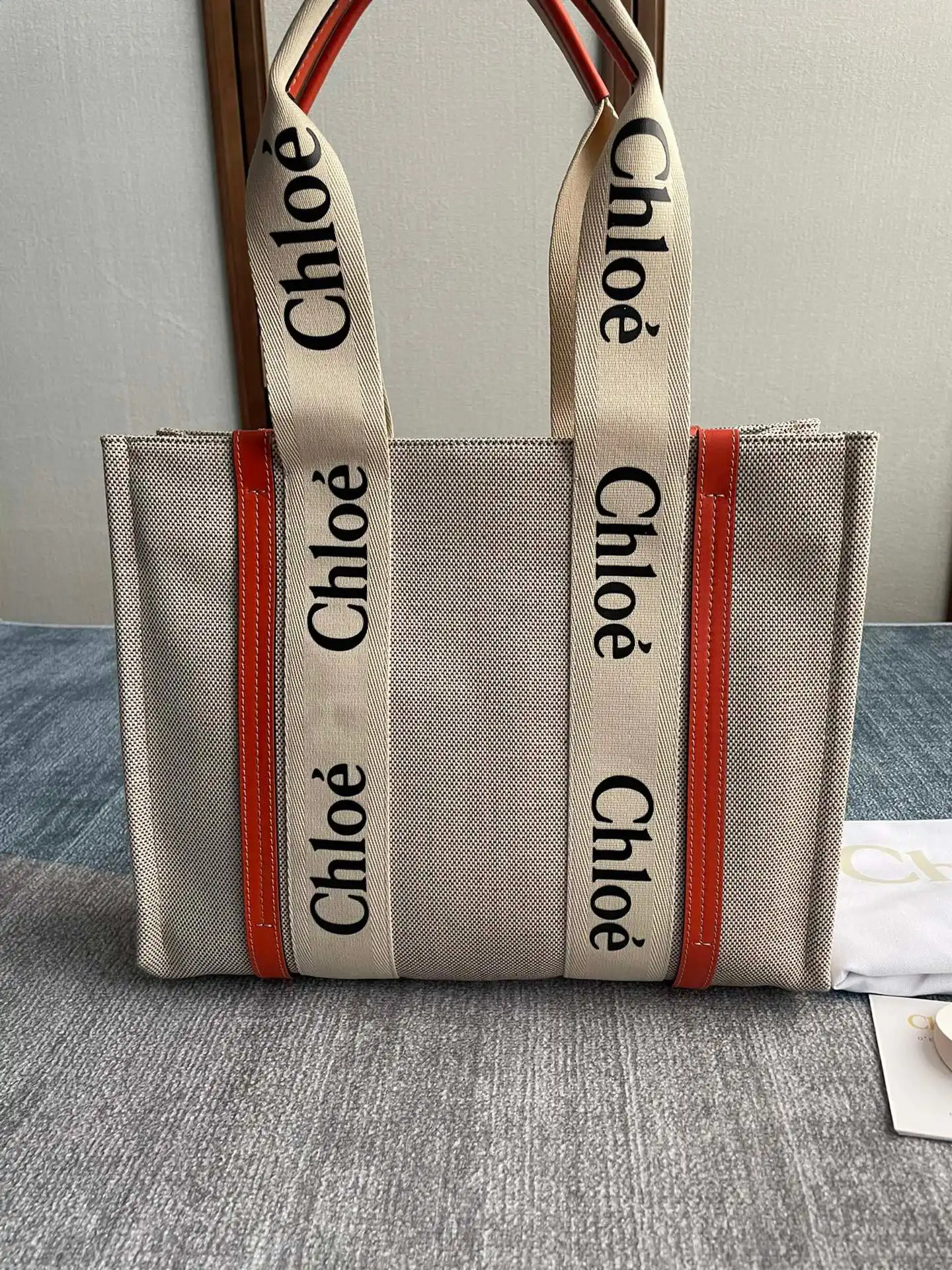 Original Cheap Cheap CHLOÉ MEDIUM WOODY TOTE BAG 0130