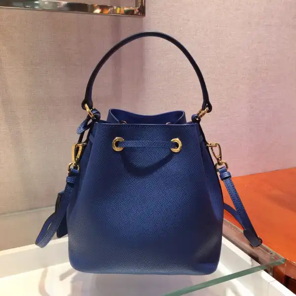 Best Price Cheap PRADA Saffiano Leather Bucket Bag 0128