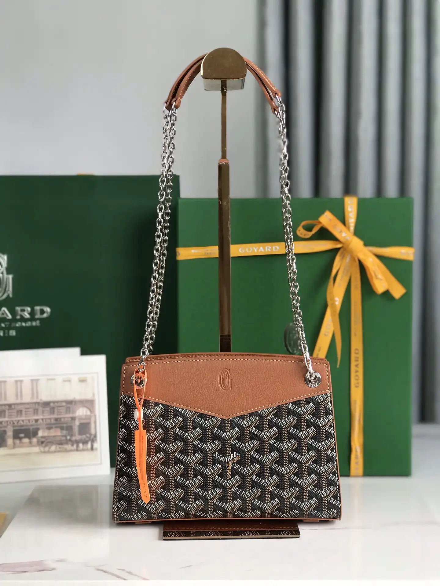 How to buy Cheap GOYARD Rouette Structuré Mini Bag 0124