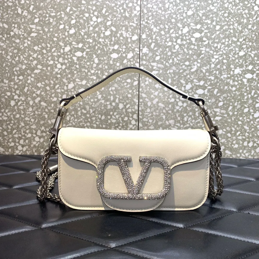 Affordable Cheap VALENTINO LOCÒ SMALL SHOULDER BAG WITH JEWEL LOGO 0121