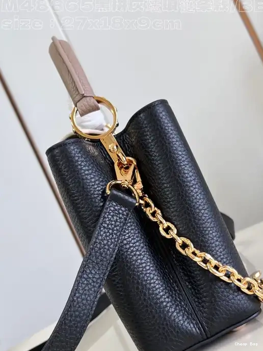 How to buy Cheap LOUIS VUITTON BB-27*18*9CM CAPUCINES 0208