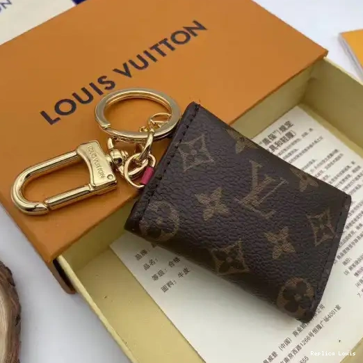 Cheap Authentic Cheap AND LOUIS CHARM KIRIGAMI HOLDER POUCH KEY BAG VUITTON 0227