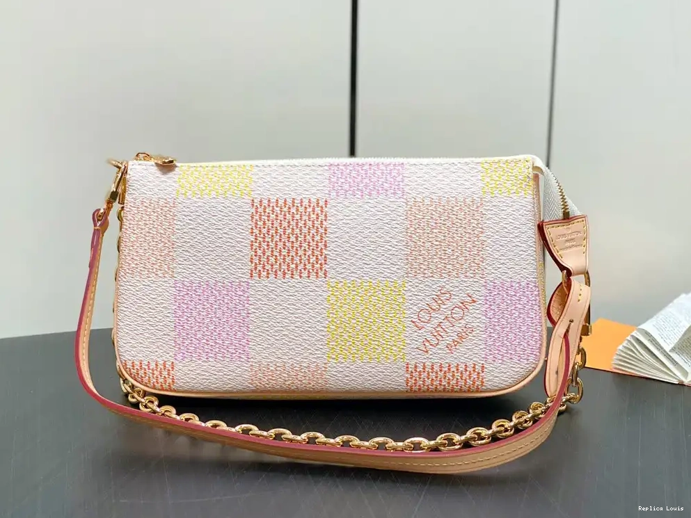 How to buy Cheap Accessoires-23.5*13.5*4CM Pochette VUITTON LOUIS 0224