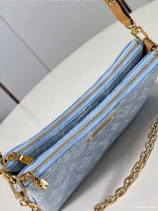 How to buy Cheap VUITTON Liv pochette LOUIS double -24.5*13.5*6.5CM 0214