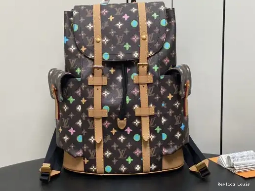 How to buy Cheap VUITTON CHRISTOPHER Backpack-41*48*13CM LOUIS 0213